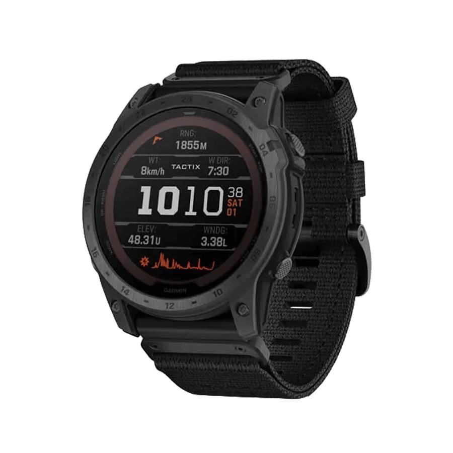 Montre Garmin Tactix 7 Pro Ballistics Edition bracelet nylon noir 51 mm 010-02704-21