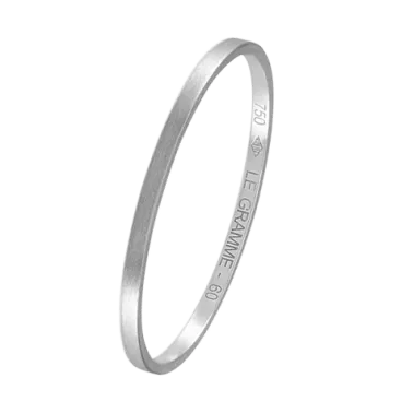 Alliance Le Gramme La 1g en or blanc 750 Lisse Brossé LG_AOBBR011_01