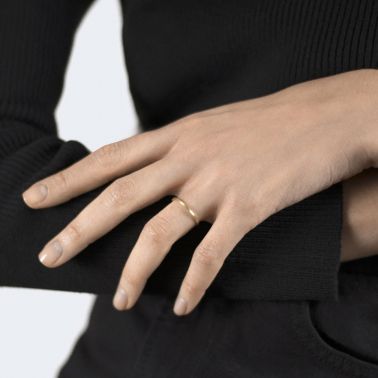 Le Gramme La 1g wedding ring in yellow gold 750 Smooth Brushed