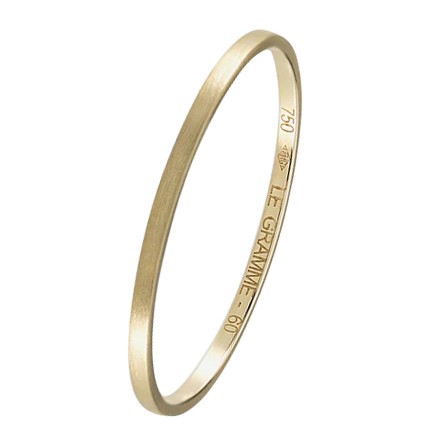 Le Gramme La 1g wedding ring in yellow gold 750 Smooth Brushed