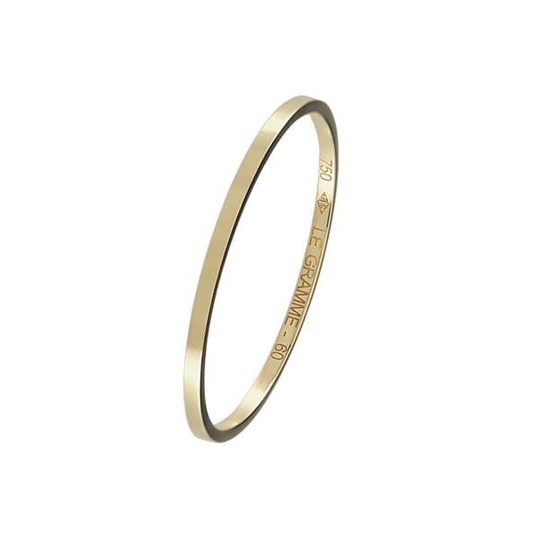 Le Gramme La 1g wedding ring in yellow gold 750 Smooth Polished