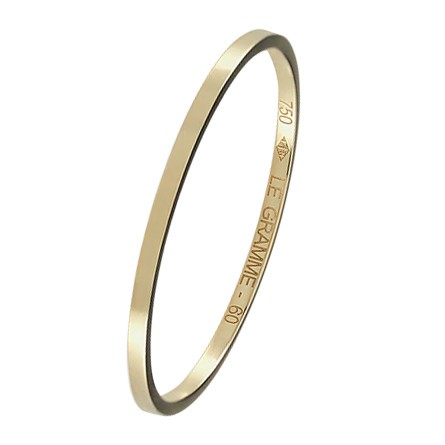 Le Gramme La 1g wedding ring in yellow gold 750 Smooth Polished