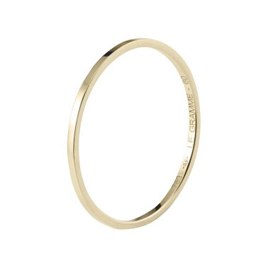 Le Gramme La 1g wedding ring in yellow gold 750 Smooth Polished