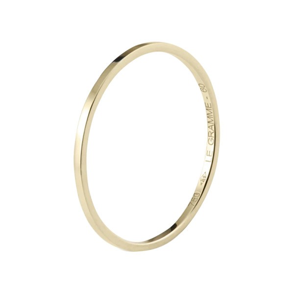 Le Gramme La 1g wedding ring in yellow gold 750 Smooth Polished