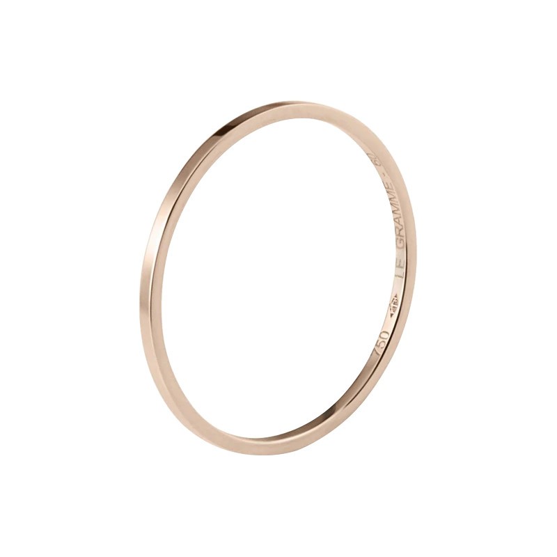 Alliance Le Gramme La 1g en or rouge 750 Lisse Poli LG_AORPO011_01