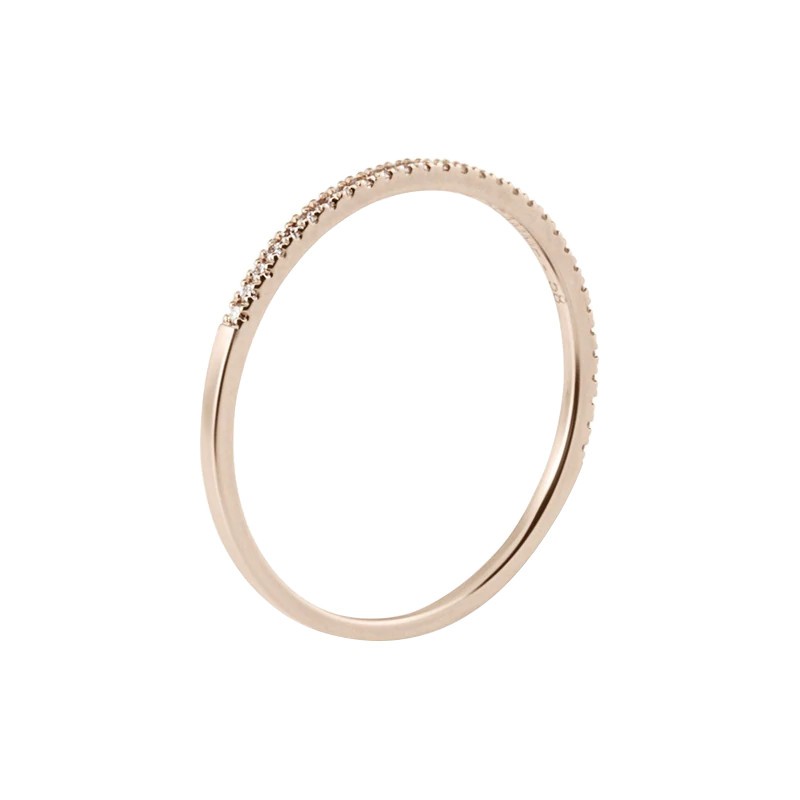 Alliance Le Gramme La 1g en or rouge 750 Lisse Poli et diamants en demi-tour LG_AORPO012_01