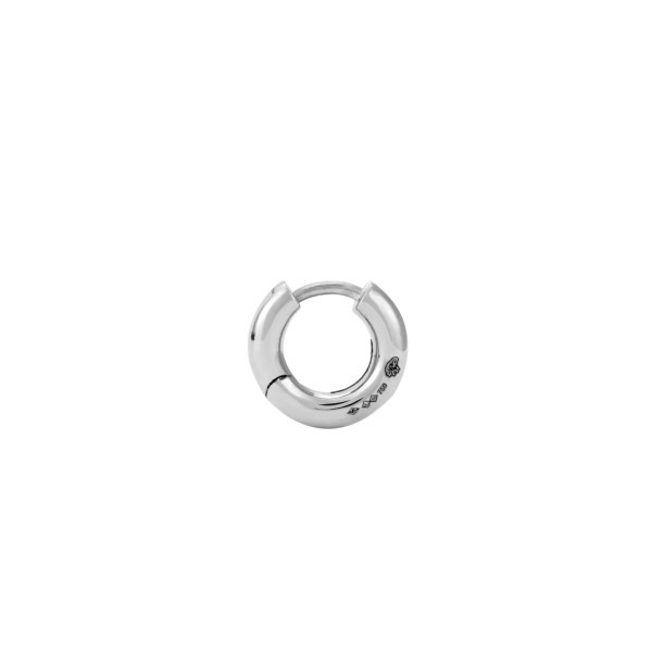 Earring Le Gramme Jonc in white gold 750 Smooth Polished