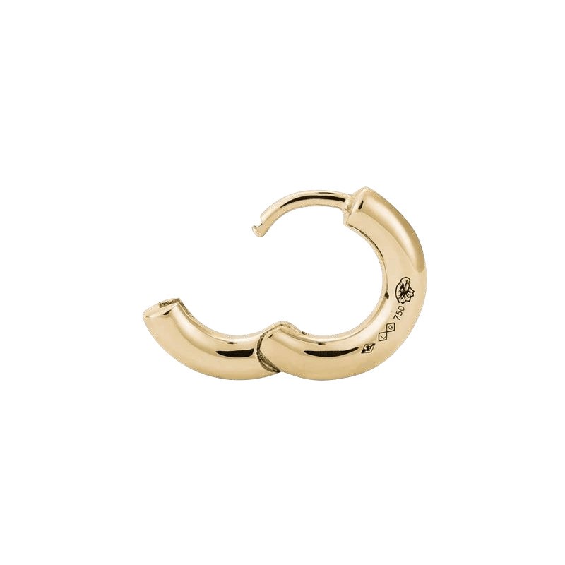 Boucle d'oreille Le Gramme Jonc en or jaune 750 Lisse Poli  1,3 gr LGCOJPO0611113