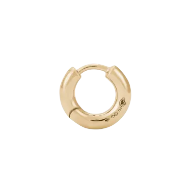 Earring Le Gramme Jonc in yellow gold 750 Smooth Polished