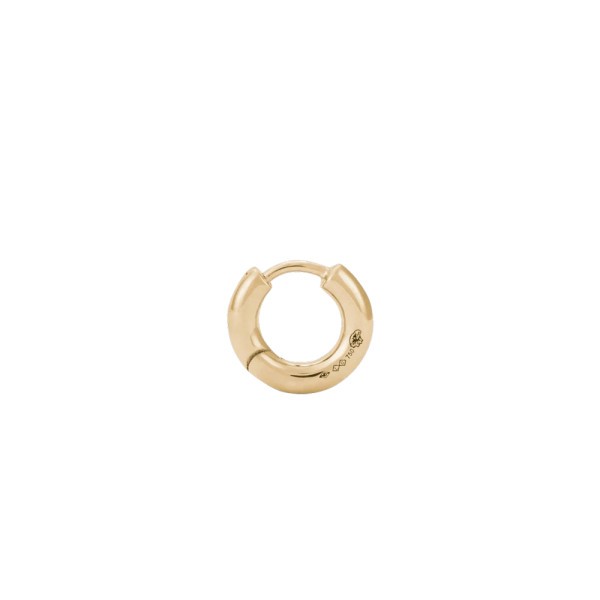 Earring Le Gramme Jonc in yellow gold 750 Smooth Polished