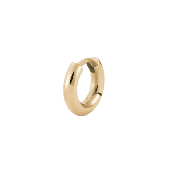 Boucle d'oreille Le Gramme Jonc en or jaune 750 Lisse Poli  1,3 gr LGCOJPO0611113