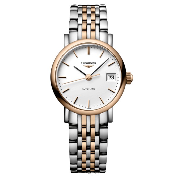 Montre Longines Elegant Collection automatique index bâtons 25,5 mm L4.309.5.12.7