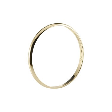 Le Gramme Demi-Jonc wedding ringLa 1g in yellow gold 750 Smooth Polished
