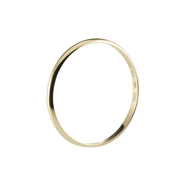 Le Gramme Demi-Jonc wedding ringLa 1g in yellow gold 750 Smooth Polished