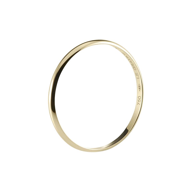 Le Gramme Demi-Jonc wedding ringLa 1g in yellow gold 750 Smooth Polished
