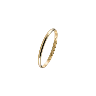 Le Gramme Demi-Jonc wedding ringLa 1g in yellow gold 750 Smooth Polished