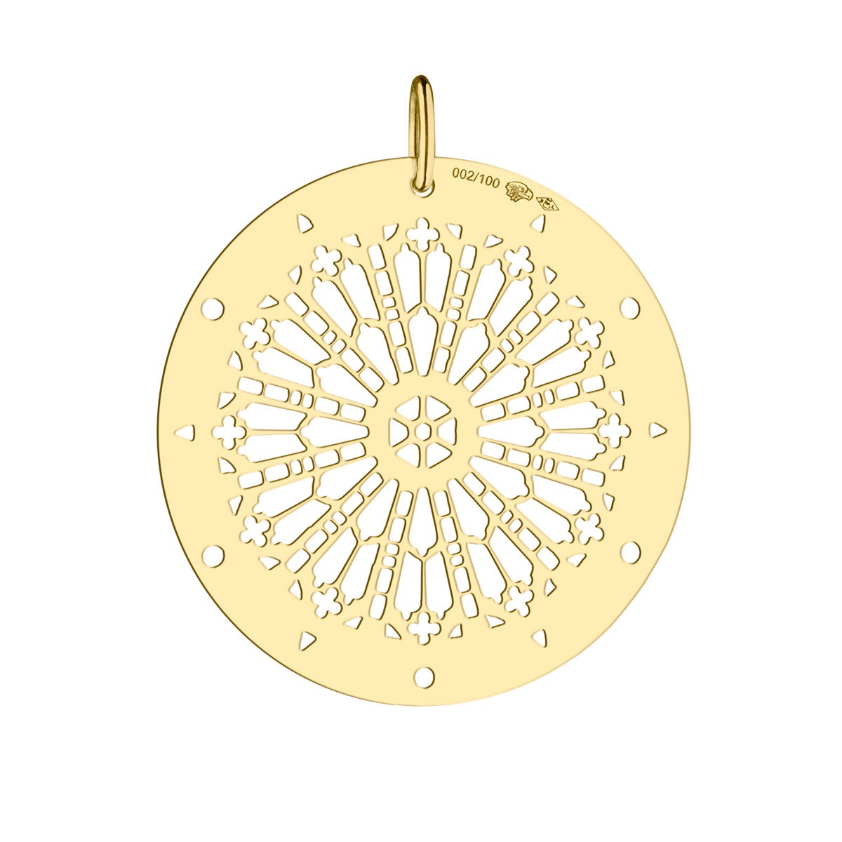 Lepage Colette 100 year medal in yellow gold