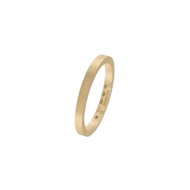 Alliance Le Gramme Ruban 2 mm La 5g en or jaune 750 Lisse Brossé LG_AOJBR011_05