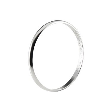 Alliance Le Gramme Demi-Jonc La 1g en or blanc 750 Lisse Poli LG_AOBPODJ011_01