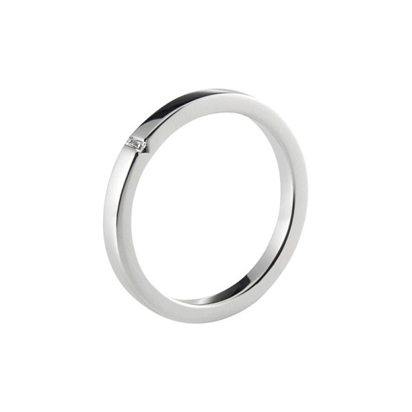 Alliance Le Gramme Ruban 2 mm La 5g en or blanc 750 Lisse Poli et diamant LG_AOBPO016_05