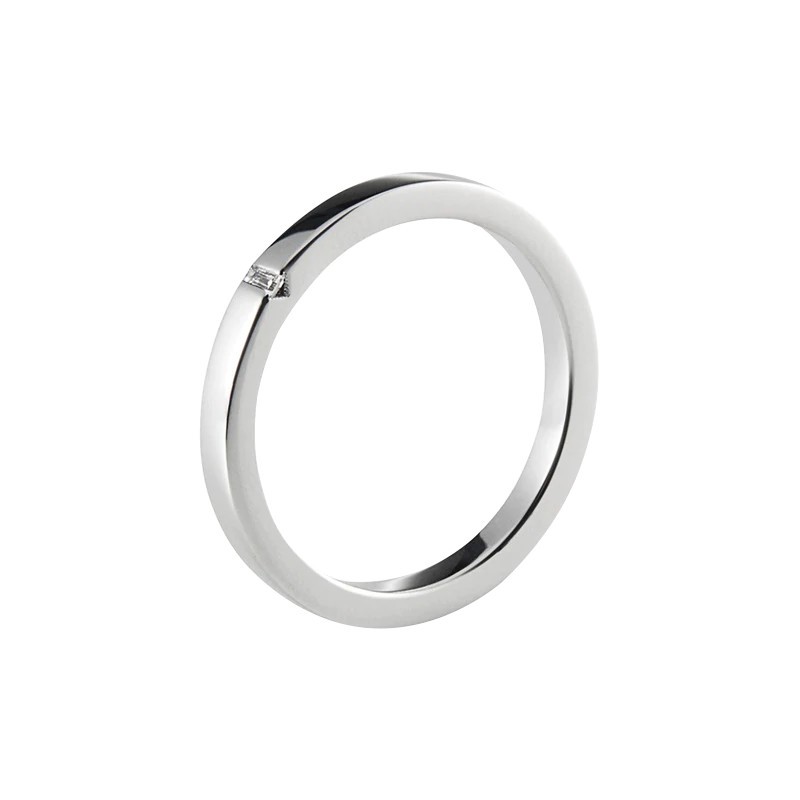 Alliance Le Gramme Ruban 2 mm La 5g en or blanc 750 Lisse Poli et diamant LG_AOBPO016_05