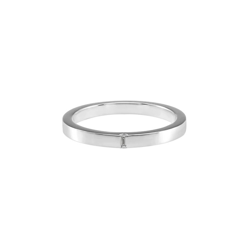 Alliance Le Gramme Ruban 2 mm La 5g en or blanc 750 Lisse Poli et diamant LG_AOBPO016_05