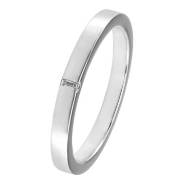 Alliance Le Gramme Ruban 2 mm La 5g en or blanc 750 Lisse Poli et diamant LG_AOBPO016_05