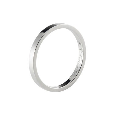 Alliance Le Gramme Ruban La 3g en or blanc 750 Lisse Poli LGAOBPOF01103