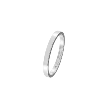 Alliance Le Gramme Ruban La 3g en or blanc 750 Lisse Poli LGAOBPOF01103