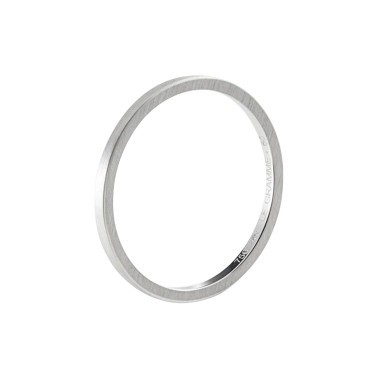 Alliance Le Gramme Ruban 1,4 mm La 2g en or blanc 750 Lisse Brossé