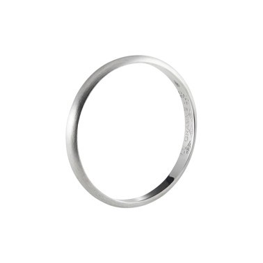 Alliance Le Gramme Demi-Jonc La 2g en or blanc 750 Lisse Brossé LG_AOBBRDJ011_02