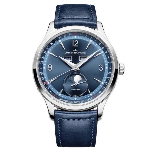 Montre Jaeger-LeCoultre Master Control Calendar automatique cadran bleu bracelet cuir bleu 40 mm Q4148480