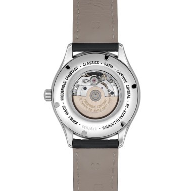 Frédérique Constant Classics Heart Beat Automatic watch white dial leather strap 40 mm