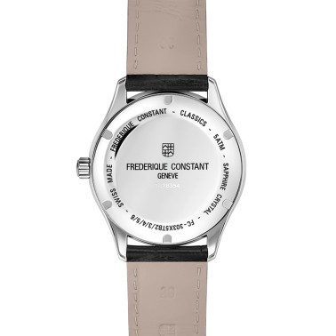 Frédérique Constant Classics Index Automatic watch white dial leather strap 40 mm