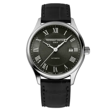 Montre Frédérique Constant Classics Index Automatic cadran vert bracelet cuir 40 mm
