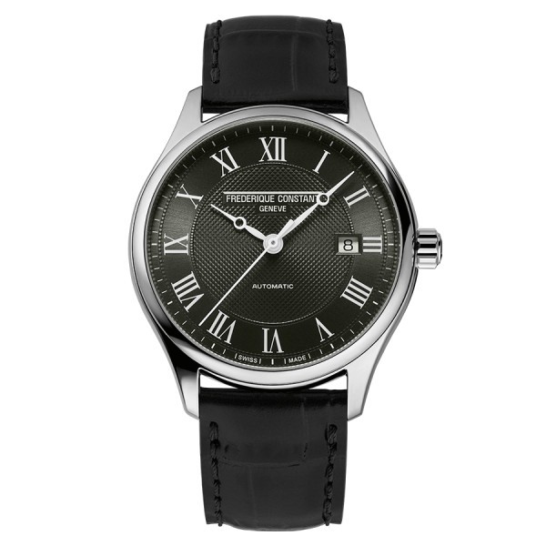 Frédérique Constant Classics Index Automatic watch green dial leather strap 40 mm