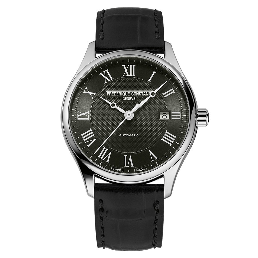 Montre Frédérique Constant Classics Index Automatic cadran vert bracelet cuir 40 mm