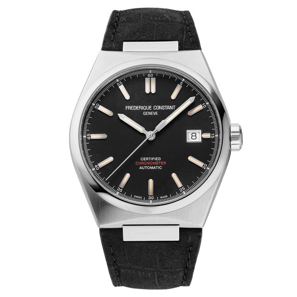 FREDERIQUE CONSTANT 長方形ケース 黒レザー Frederique Constant | Classics Carrée | New Models
