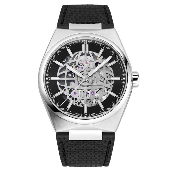 Frédérique Constant Highlife Automatic Skeleton watch black dial steel bracelet 39 mm