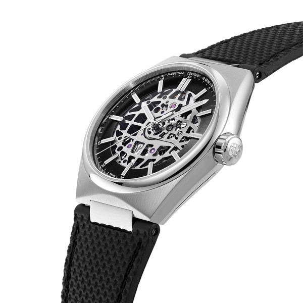 Frédérique Constant Highlife Automatic Skeleton watch black dial steel bracelet 39 mm