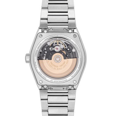 Frédérique Constant Highlife Automatic Skeleton watch black dial steel bracelet 39 mm