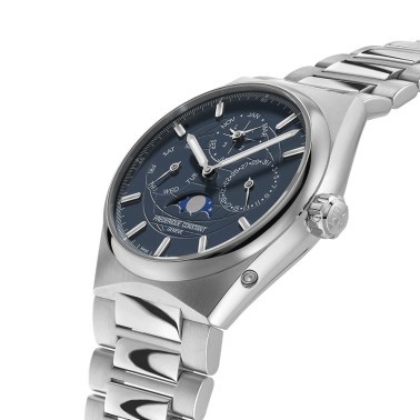 Frédérique Constant Highlife Perpetual Calendar Automatic watch blue dial steel bracelet 41 mm