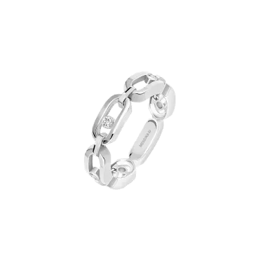 Bague Messika Move Uno Multi en or blanc et diamants 12078G