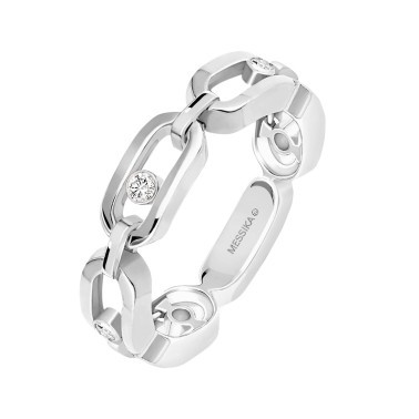 Bague Messika Move Uno Multi en or blanc et diamants 12078G