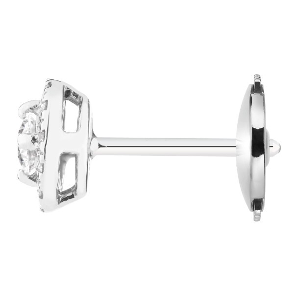 Boucles d'oreilles Lepage Victoria en or blanc et diamants LEO5D30CG