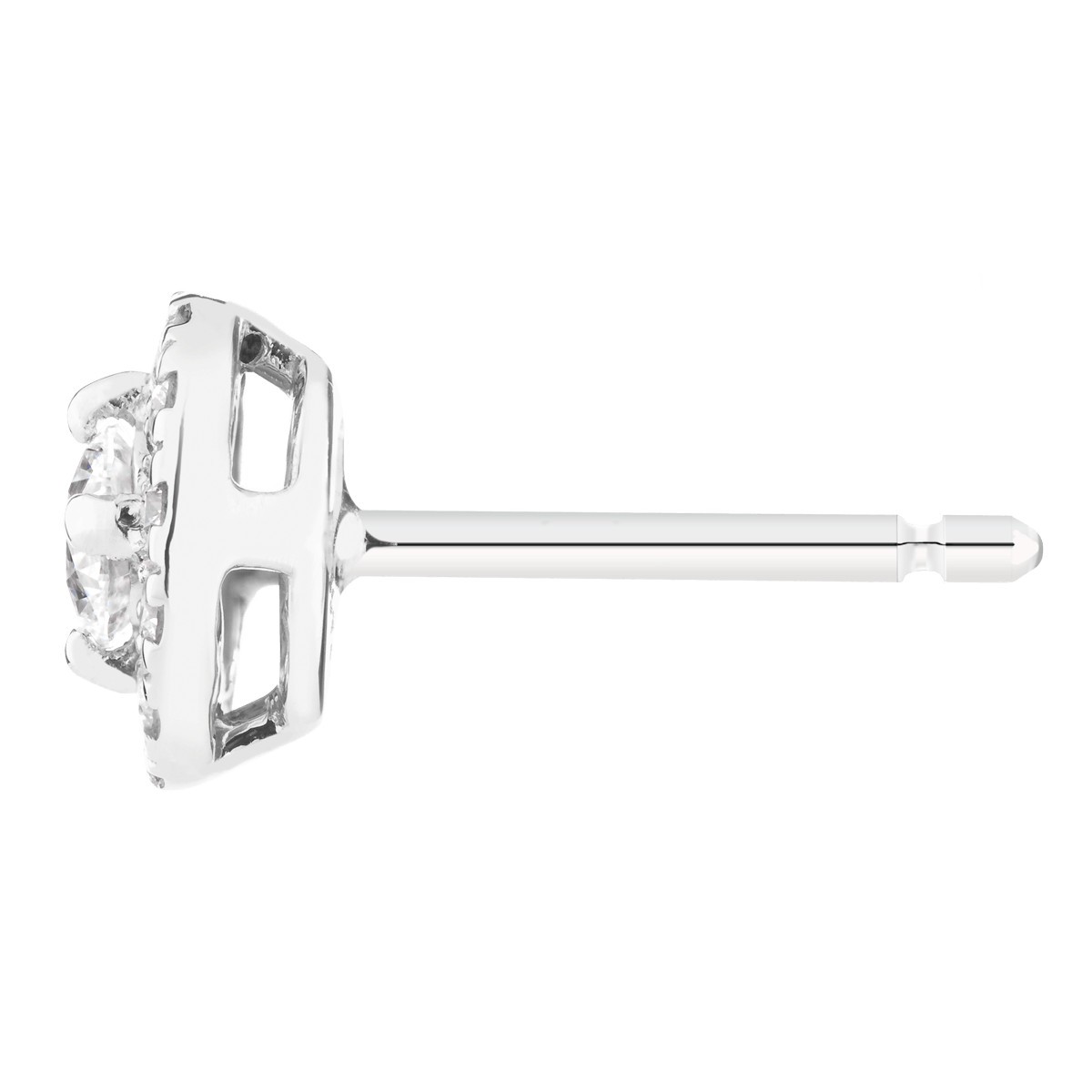 Boucles d'oreilles Lepage Victoria en or blanc et diamants LEO5D30CG