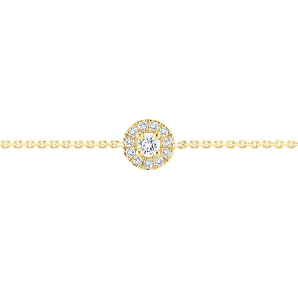 Bracelet Lepage Coquette en or jaune et diamants LEP5D20CJ