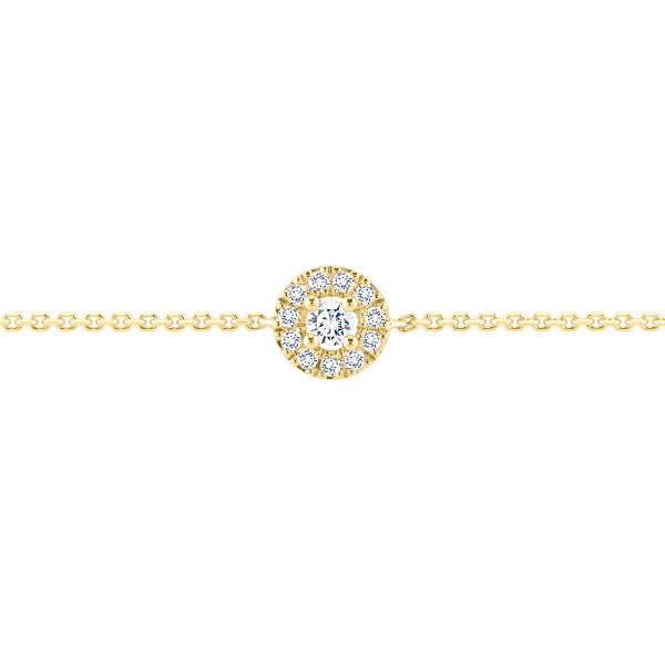 Bracelet Lepage Coquette en or jaune et diamants LEP5D20CJ
