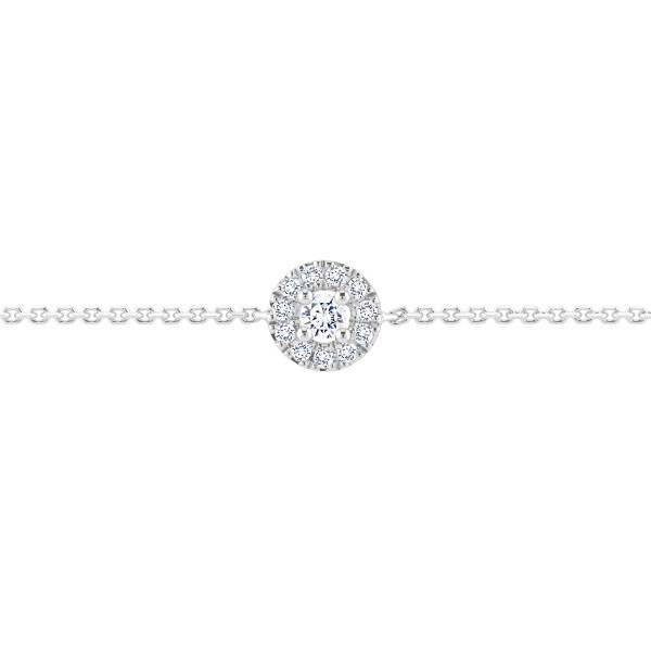 Lepage Coquette bracelet in white gold and diamond