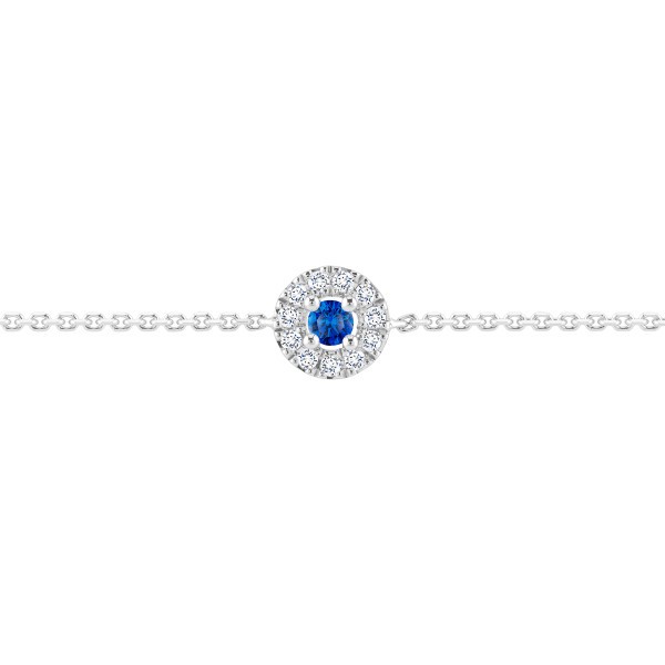 Lepage Coquette bracelet in white gold and sapphire